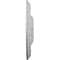 Ekena Millwork Amelia Ceiling Medallion (Fits Canopies up to 2 3/8"), Hand-Painted Frost, 19 5/8"OD x 3/4"P CM20AMFRF - alternate 4